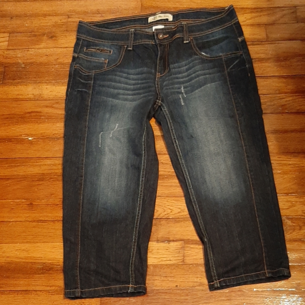 Blue Epic capris